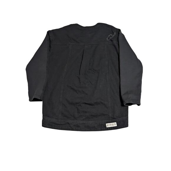 Mostly Heard Rarely Seen Only The Denim On My Back Crewneck Sweatshirt Black - Picture 6 of 8